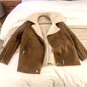 Oak and Fort Aviator Jacket